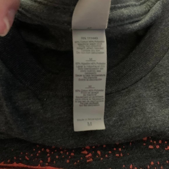 NEXT LEVEL APPAREL Black & Red "Raw Discipline"‎ Graphic T-Shirt - Picture 5 of 5